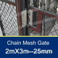 Galvanized Chain Mesh Farm Gates/Black Chain Mesh Farm Gate/Chain Link Mesh Farm Gates